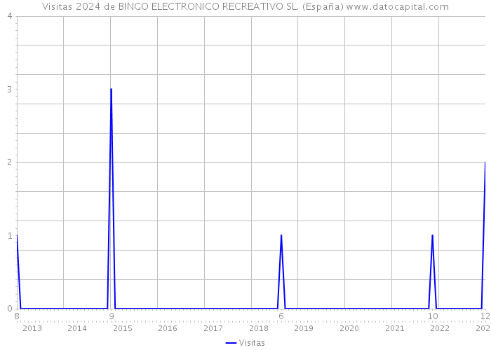Visitas 2024 de BINGO ELECTRONICO RECREATIVO SL. (España) 