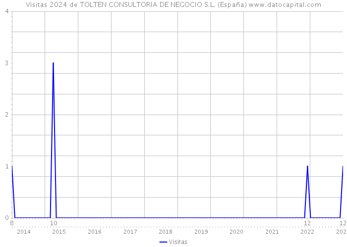 Visitas 2024 de TOLTEN CONSULTORIA DE NEGOCIO S.L. (España) 