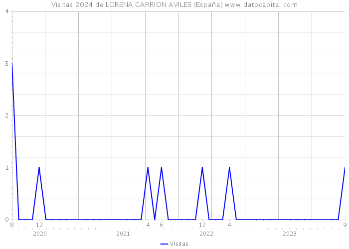 Visitas 2024 de LORENA CARRION AVILES (España) 