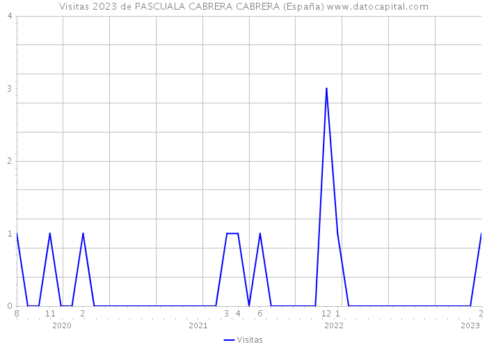 Visitas 2023 de PASCUALA CABRERA CABRERA (España) 