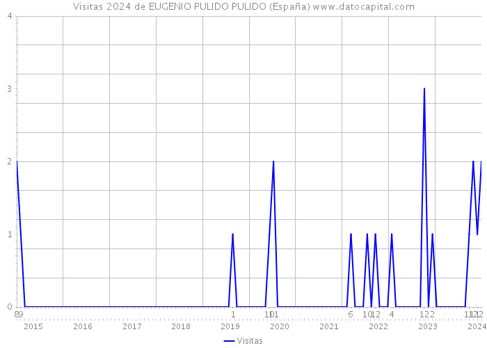 Visitas 2024 de EUGENIO PULIDO PULIDO (España) 