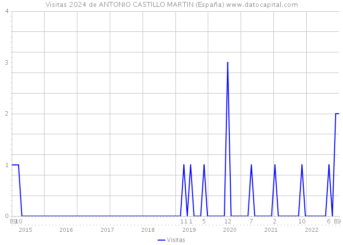 Visitas 2024 de ANTONIO CASTILLO MARTIN (España) 