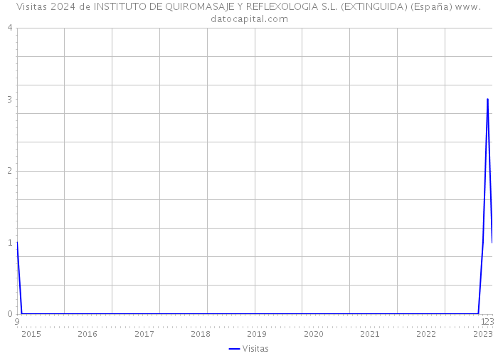 Visitas 2024 de INSTITUTO DE QUIROMASAJE Y REFLEXOLOGIA S.L. (EXTINGUIDA) (España) 