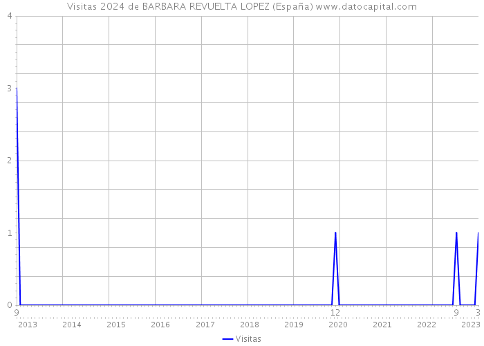 Visitas 2024 de BARBARA REVUELTA LOPEZ (España) 