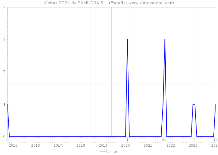 Visitas 2024 de SAMUDRA S.L. (España) 