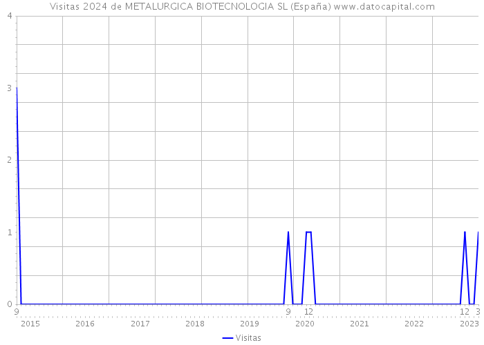 Visitas 2024 de METALURGICA BIOTECNOLOGIA SL (España) 
