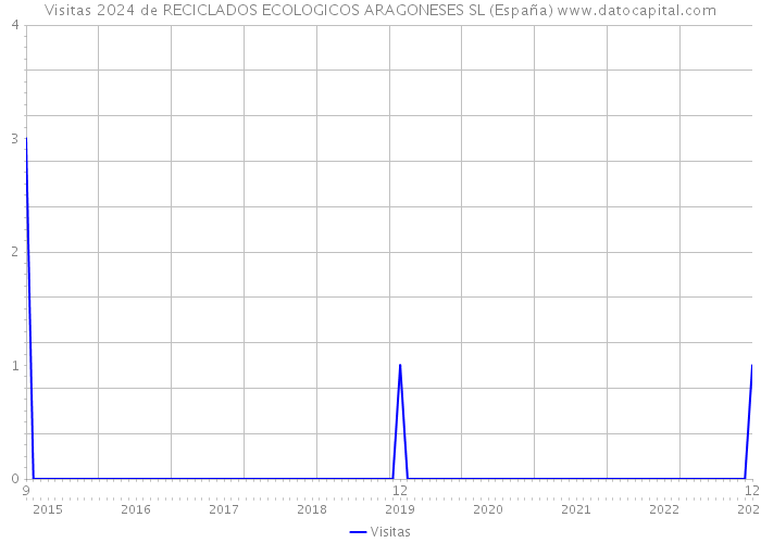 Visitas 2024 de RECICLADOS ECOLOGICOS ARAGONESES SL (España) 