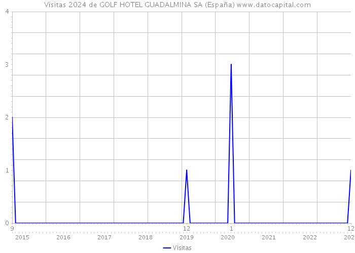 Visitas 2024 de GOLF HOTEL GUADALMINA SA (España) 