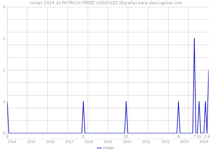 Visitas 2024 de PATRICIA PEREZ GONZALEZ (España) 