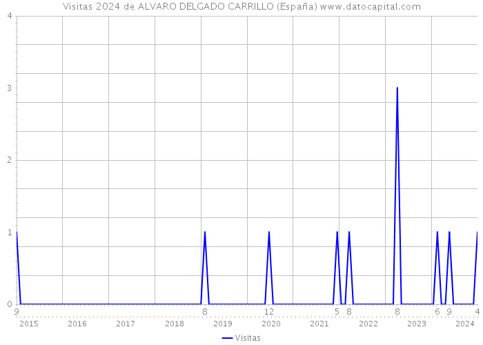 Visitas 2024 de ALVARO DELGADO CARRILLO (España) 