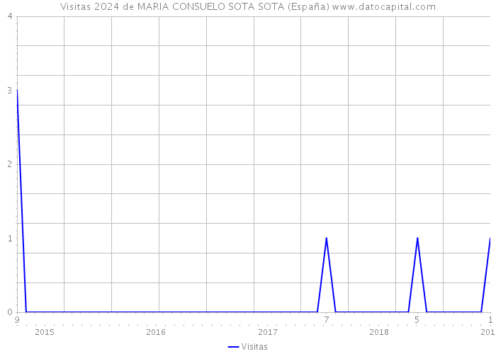 Visitas 2024 de MARIA CONSUELO SOTA SOTA (España) 