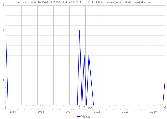 Visitas 2024 de WALTER WOLFAG GUNTHER MULLER (España) 
