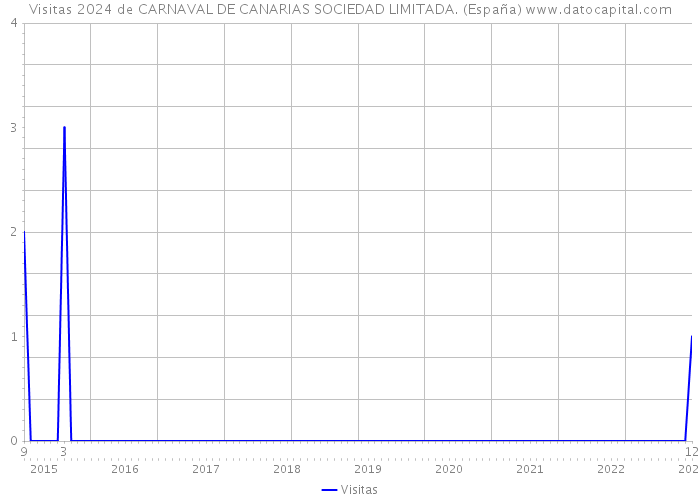 Visitas 2024 de CARNAVAL DE CANARIAS SOCIEDAD LIMITADA. (España) 