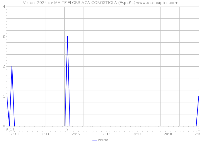 Visitas 2024 de MAITE ELORRIAGA GOROSTIOLA (España) 