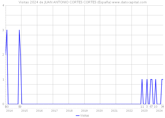 Visitas 2024 de JUAN ANTONIO CORTES CORTES (España) 