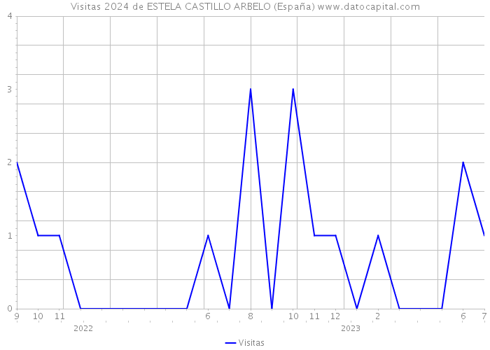 Visitas 2024 de ESTELA CASTILLO ARBELO (España) 
