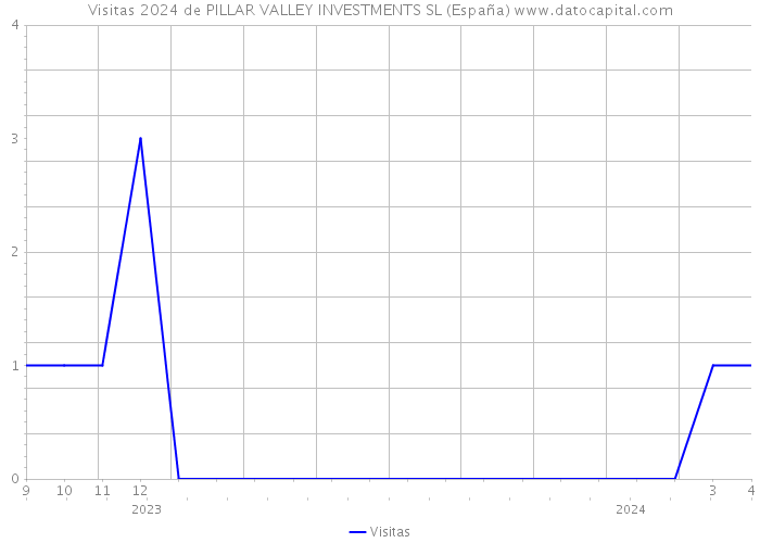 Visitas 2024 de PILLAR VALLEY INVESTMENTS SL (España) 