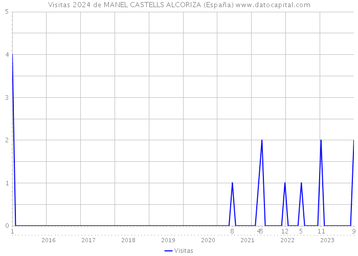 Visitas 2024 de MANEL CASTELLS ALCORIZA (España) 