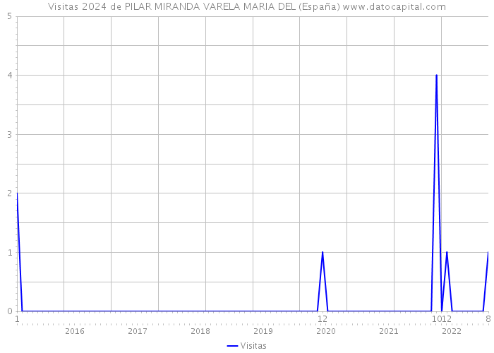 Visitas 2024 de PILAR MIRANDA VARELA MARIA DEL (España) 