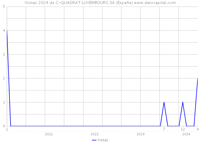 Visitas 2024 de C-QUADRAT LUXEMBOURG SA (España) 