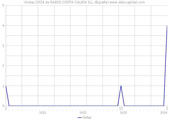 Visitas 2024 de RADIO COSTA CALIDA S.L. (España) 