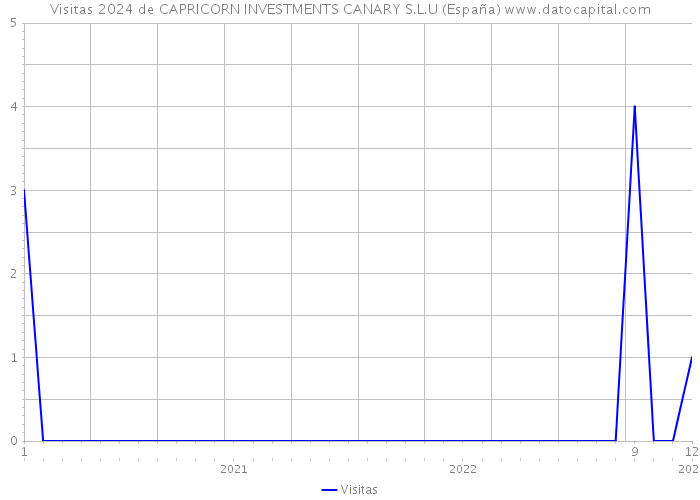 Visitas 2024 de CAPRICORN INVESTMENTS CANARY S.L.U (España) 