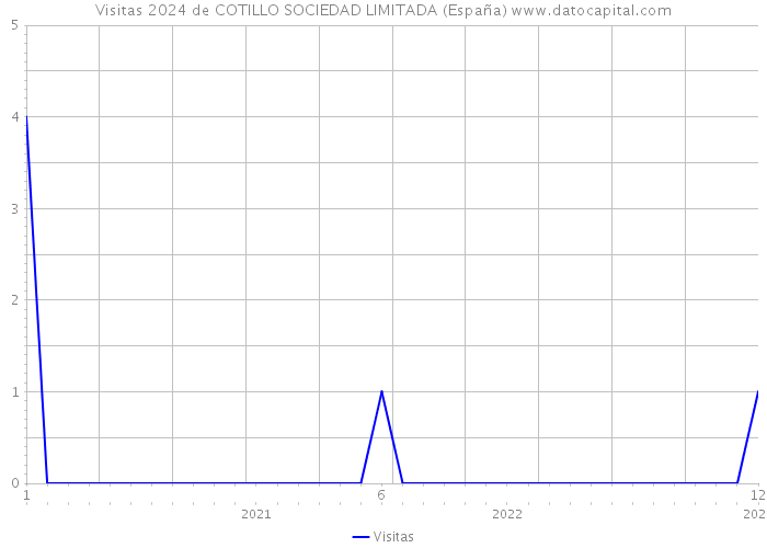 Visitas 2024 de COTILLO SOCIEDAD LIMITADA (España) 