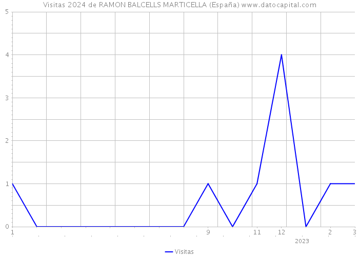 Visitas 2024 de RAMON BALCELLS MARTICELLA (España) 