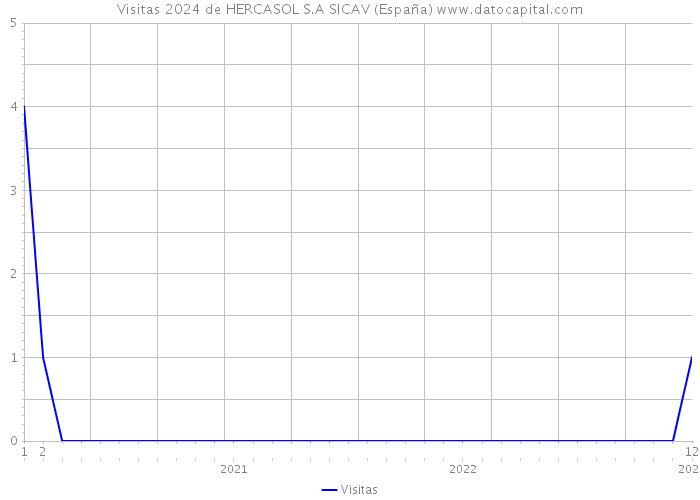 Visitas 2024 de HERCASOL S.A SICAV (España) 