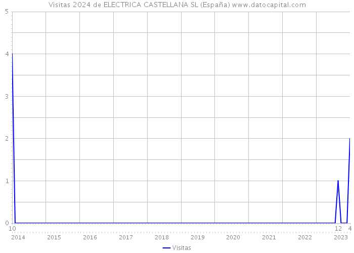 Visitas 2024 de ELECTRICA CASTELLANA SL (España) 