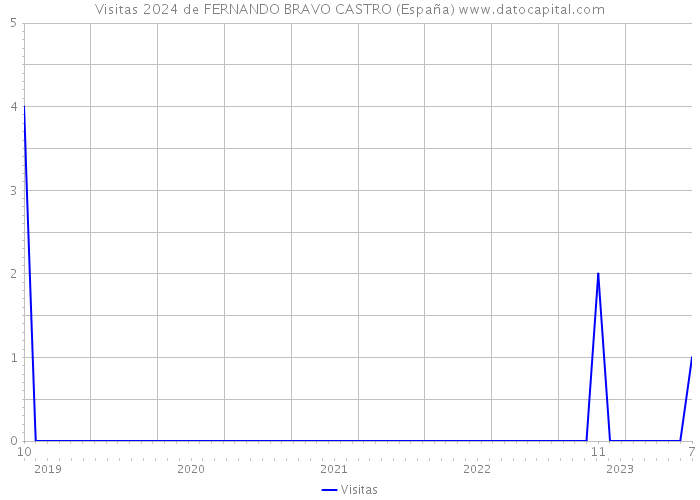Visitas 2024 de FERNANDO BRAVO CASTRO (España) 