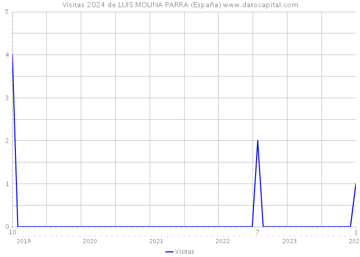 Visitas 2024 de LUIS MOLINA PARRA (España) 