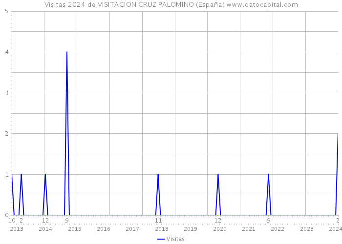 Visitas 2024 de VISITACION CRUZ PALOMINO (España) 