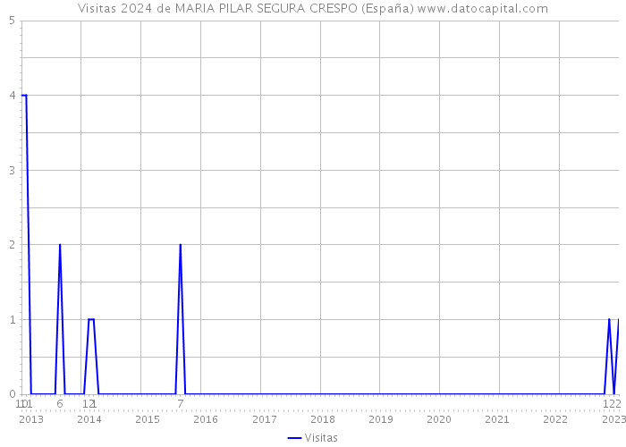 Visitas 2024 de MARIA PILAR SEGURA CRESPO (España) 