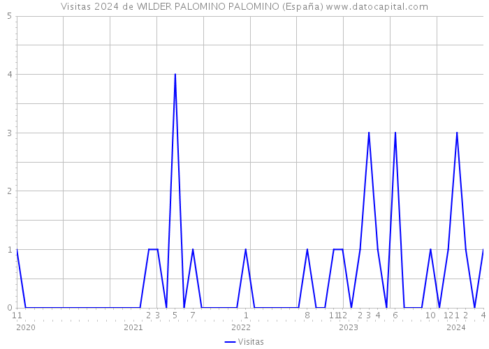 Visitas 2024 de WILDER PALOMINO PALOMINO (España) 