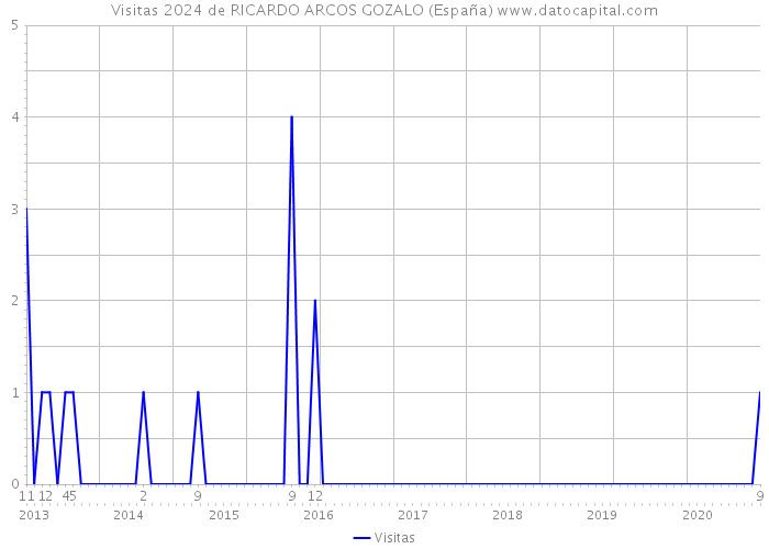 Visitas 2024 de RICARDO ARCOS GOZALO (España) 