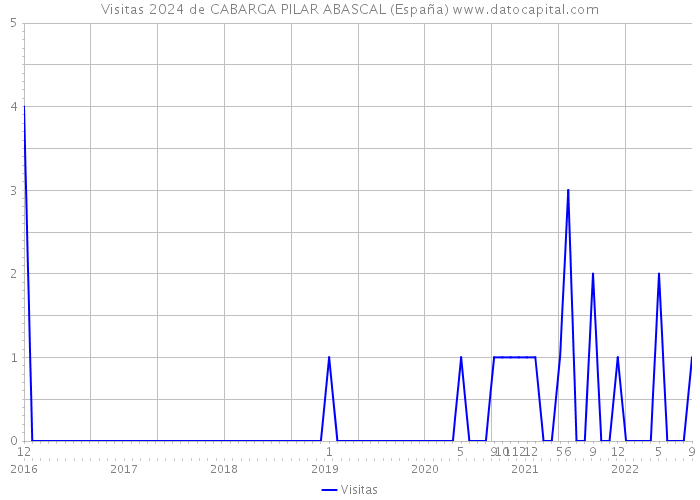 Visitas 2024 de CABARGA PILAR ABASCAL (España) 