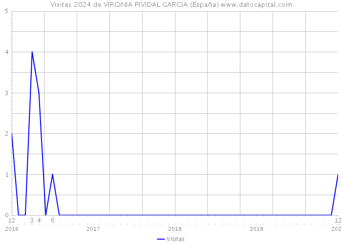 Visitas 2024 de VIRGINIA PIVIDAL GARCIA (España) 