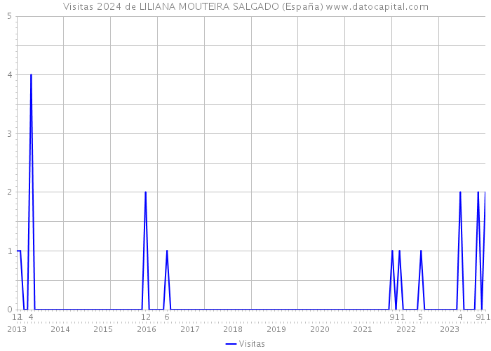 Visitas 2024 de LILIANA MOUTEIRA SALGADO (España) 