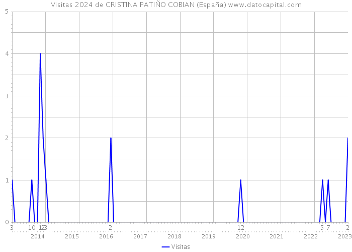 Visitas 2024 de CRISTINA PATIÑO COBIAN (España) 