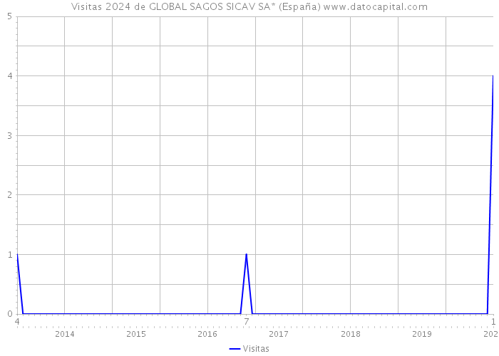 Visitas 2024 de GLOBAL SAGOS SICAV SA* (España) 