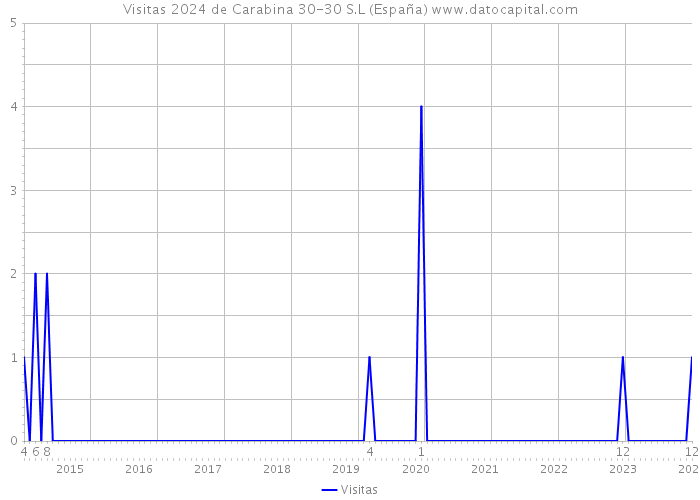 Visitas 2024 de Carabina 30-30 S.L (España) 