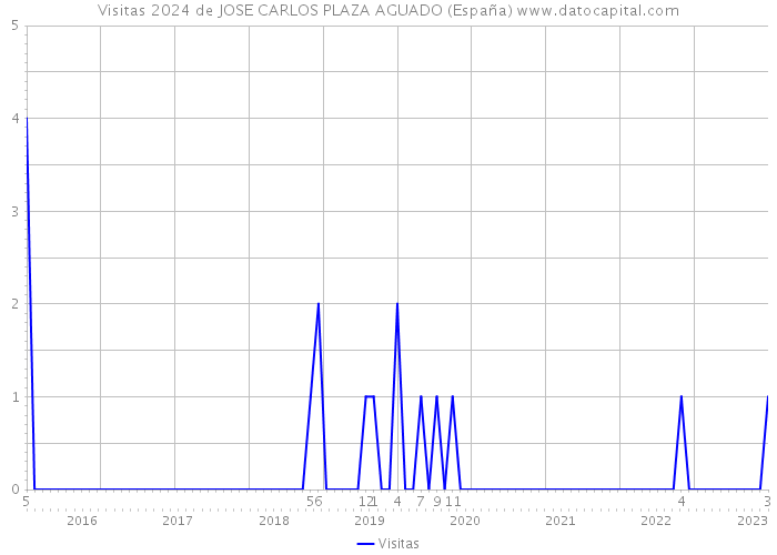 Visitas 2024 de JOSE CARLOS PLAZA AGUADO (España) 