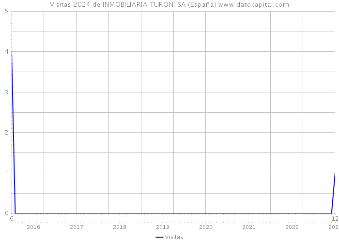 Visitas 2024 de INMOBILIARIA TURONI SA (España) 