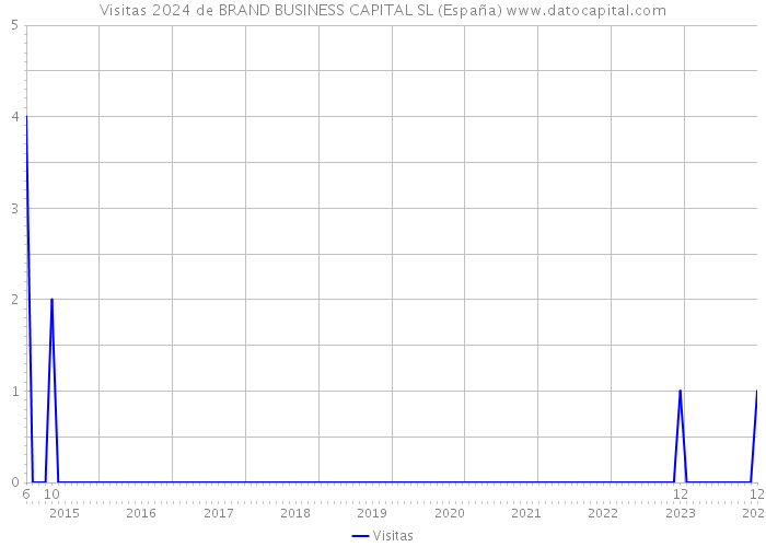 Visitas 2024 de BRAND BUSINESS CAPITAL SL (España) 