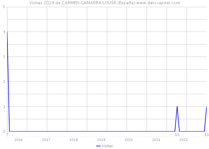 Visitas 2024 de CARMEN GAMARRA LOUSA (España) 