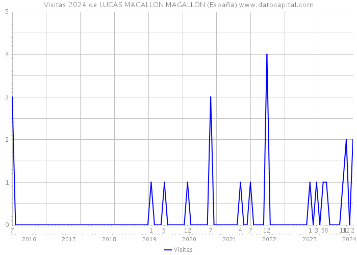 Visitas 2024 de LUCAS MAGALLON MAGALLON (España) 