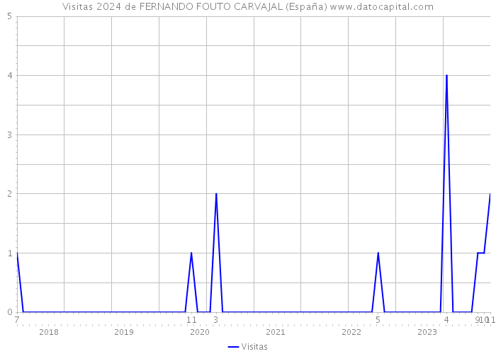 Visitas 2024 de FERNANDO FOUTO CARVAJAL (España) 