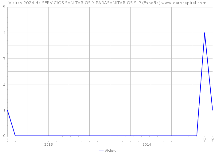 Visitas 2024 de SERVICIOS SANITARIOS Y PARASANITARIOS SLP (España) 