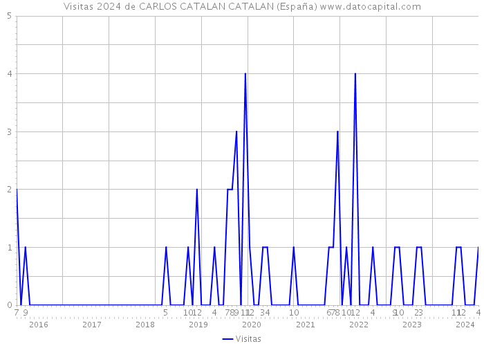 Visitas 2024 de CARLOS CATALAN CATALAN (España) 